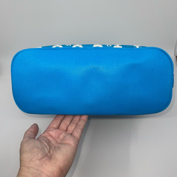 🏝️Rare HTF Dooney & Bourke Turquoise Zip zip satchel bag & wallet set!🏝️ - Picture 7 of 10